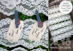 Seven kinds of DIY wedding lace decoration
